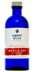 Organic Blue fürdő és masszázs olaj Muscle Rub